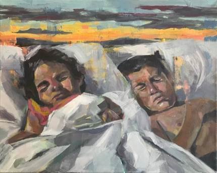Last year’s winning piece was an acrylic on canvas painting, “Adolescent Sunsets,” by Alyssa Palmero of FDR High School in Hyde Park, NY.